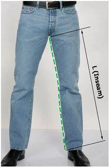 Длина джинсов